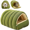 Hendrano™ Enclosed Winter Cat Bed with Soft Fleece Lining and Washable Cover