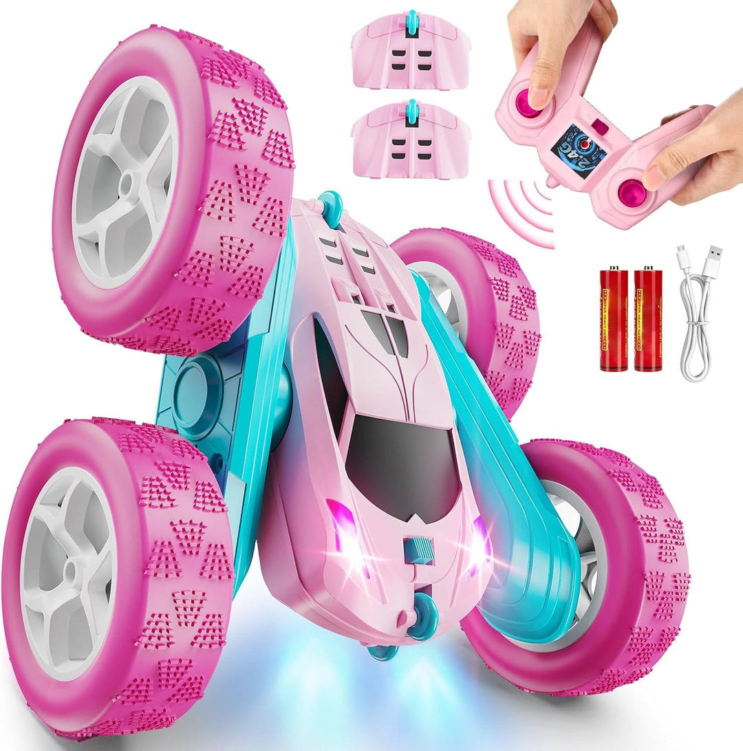 RC Stunt Car with 360° Flips and Two Swappable Batteries