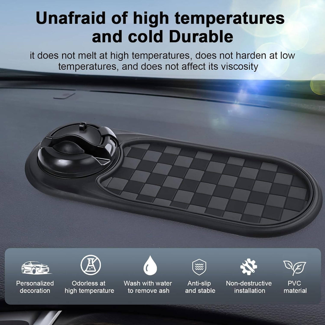 Universal Dashboard Phone Holder with 360° Rotation