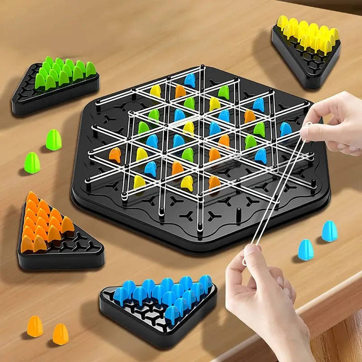 Hendrano™ Triangle Strategy Board Game for Kids and Family Game Night