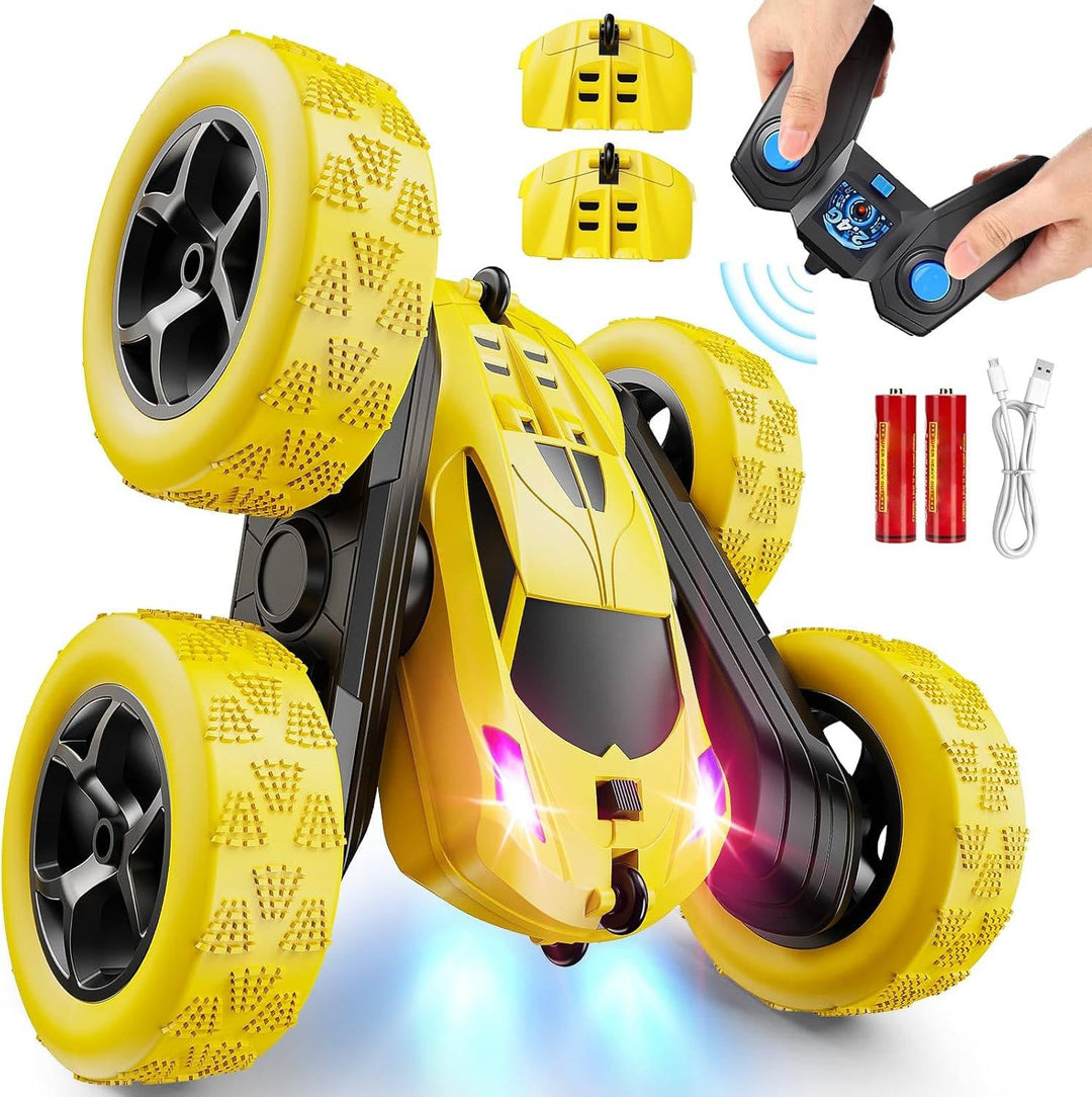 RC Stunt Car with 360° Flips and Two Swappable Batteries