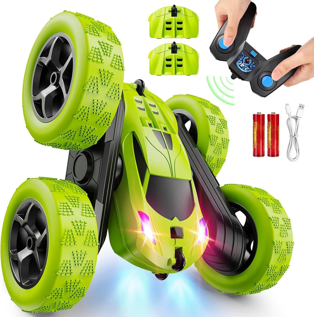 RC Stunt Car with 360° Flips and Two Swappable Batteries