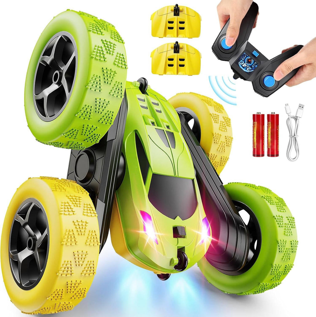 RC Stunt Car with 360° Flips and Two Swappable Batteries