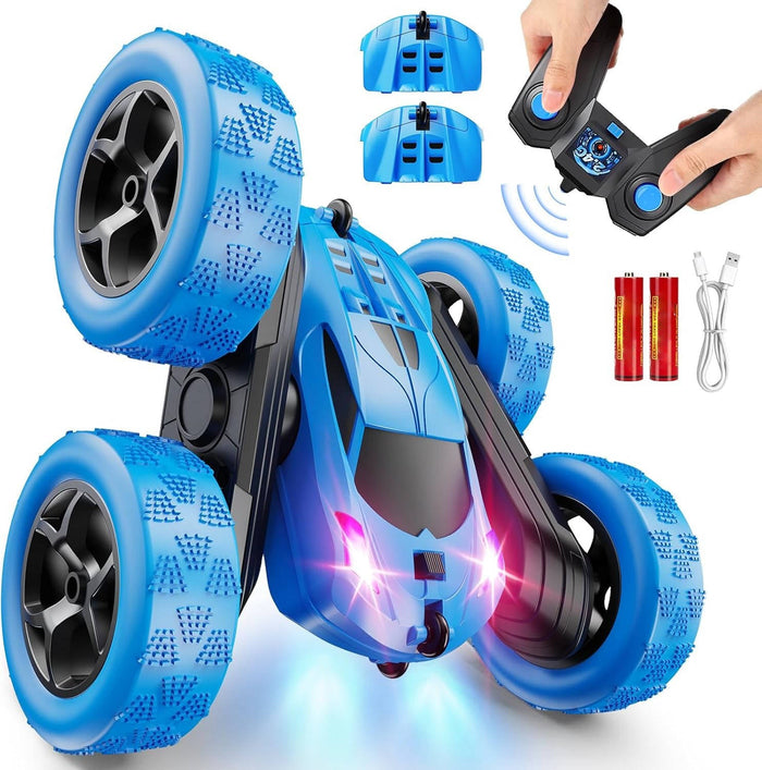 Hendrano™ RC Stunt Car with 360° Flips and Two Swappable Batteries