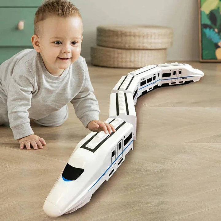 Bump and Go Toddler Train with Lights, Sounds and 360° Spins