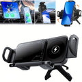 Hendrano™ Wireless Car Charger Mount with Dual Coils and Auto-Clamp Arm