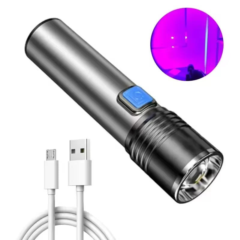 Hendrano™ 395 nm UV Black Light Flashlight with Zoom for Pet Stains