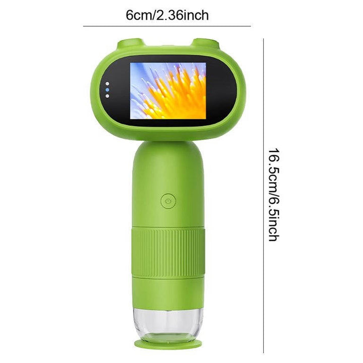 Hendrano™ Handheld Kids Microscope with 2-Inch Screen and 100x Zoom