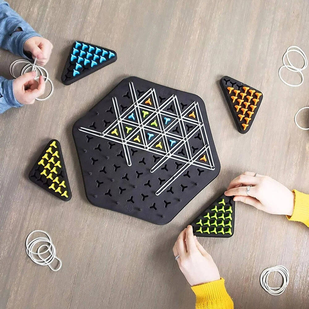 Hendrano™ Triangle Strategy Board Game for Kids and Family Game Night
