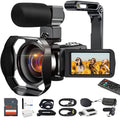 Hendrano™ 4K Vlogging Camcorder with 48MP Photos, Flip Screen and WiFi