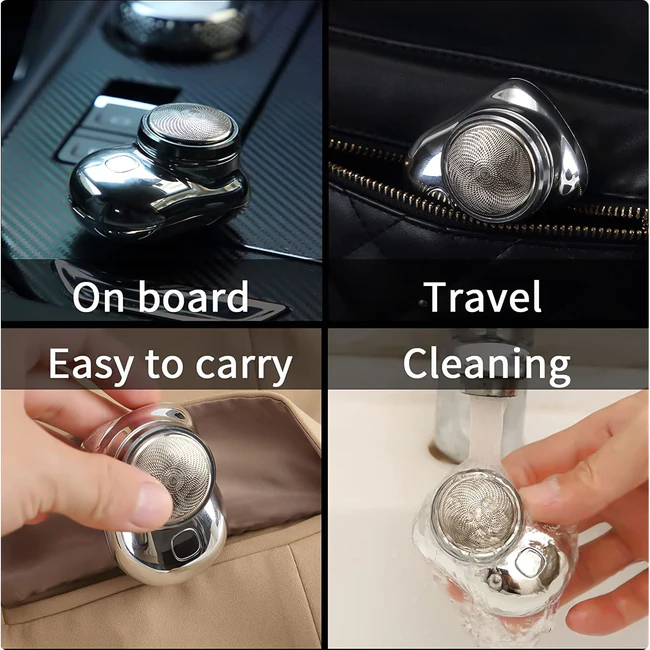 Pocket-Size Electric Shaver with Fast USB-C Charging