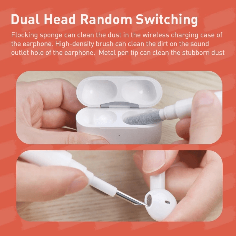 5-in-1 Keyboard and Earbud Cleaning Kit with Keycap Puller