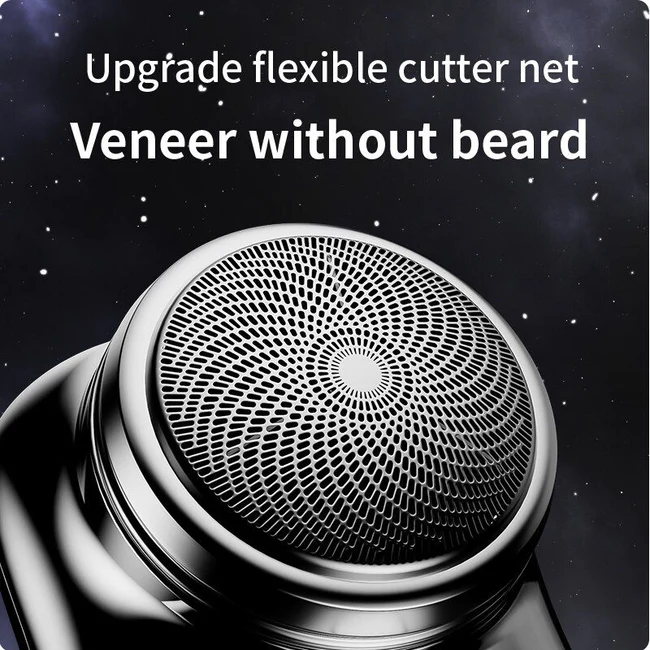 Pocket-Size Electric Shaver with Fast USB-C Charging