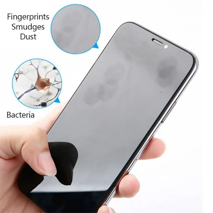 Pocket Screen Cleaner Spray with Built-In Microfiber Wiper