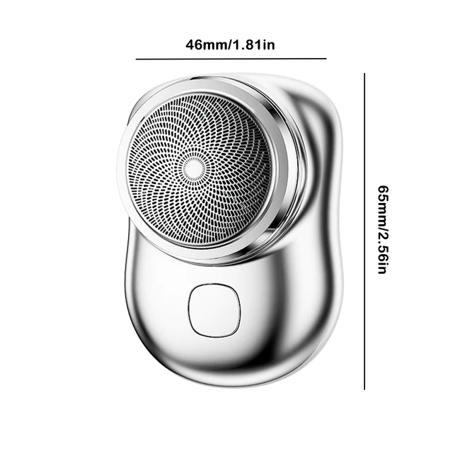 Pocket-Size Electric Shaver with Fast USB-C Charging