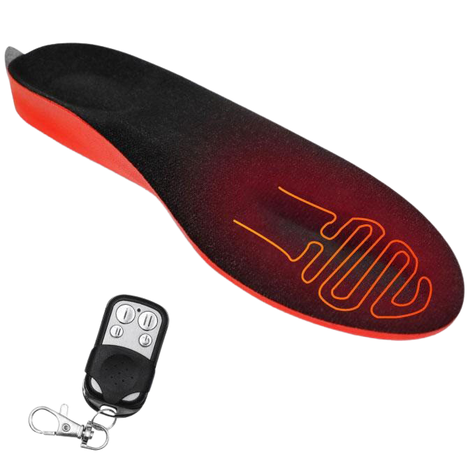 Rechargeable Heated Insoles with Remote and 3 Heat Levels – Hendrano