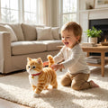 Hendrano™ Walking and Meowing Plush Robot Kitten Toy for Kids