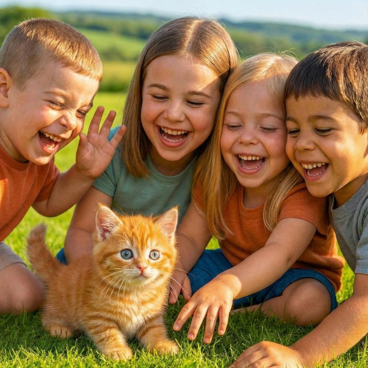 Hendrano™ Walking and Meowing Plush Robot Kitten Toy for Kids