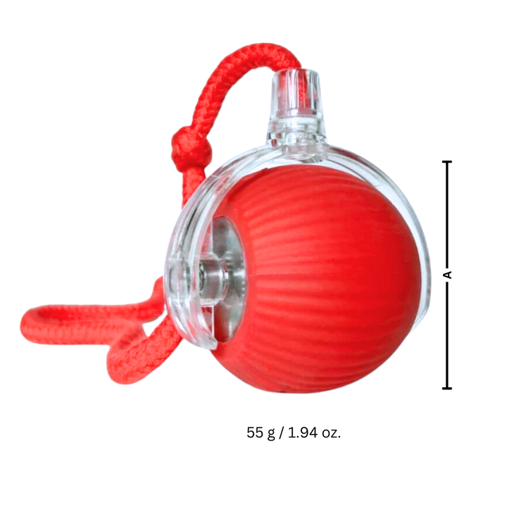 Self-Rolling Cat Toy Ball with Playful Rope Tail