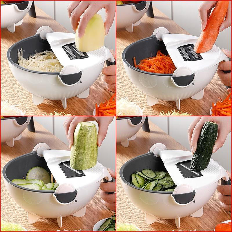 Hendrano™ 7-in-1 Vegetable Chopper and Slicer with Grater and Peeler