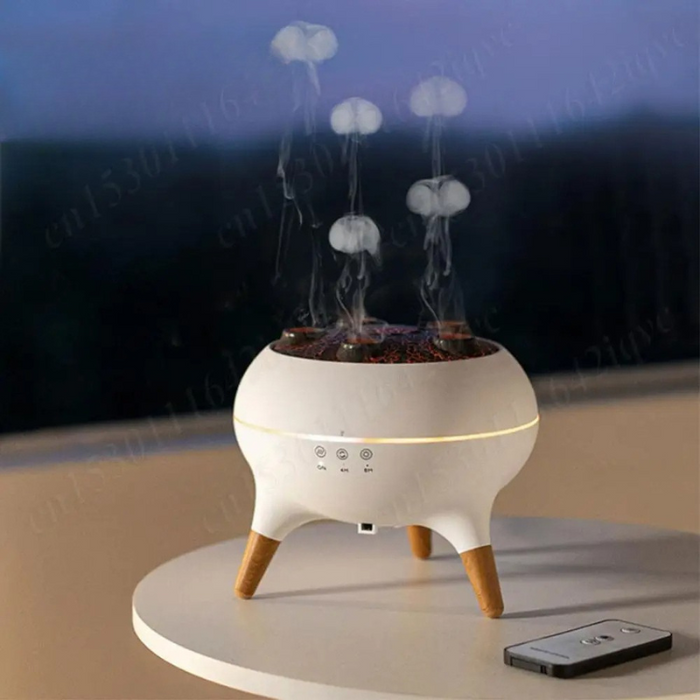 Hendrano™ Jellyfish Humidifier & Oil Diffuser with Floating Mist Rings