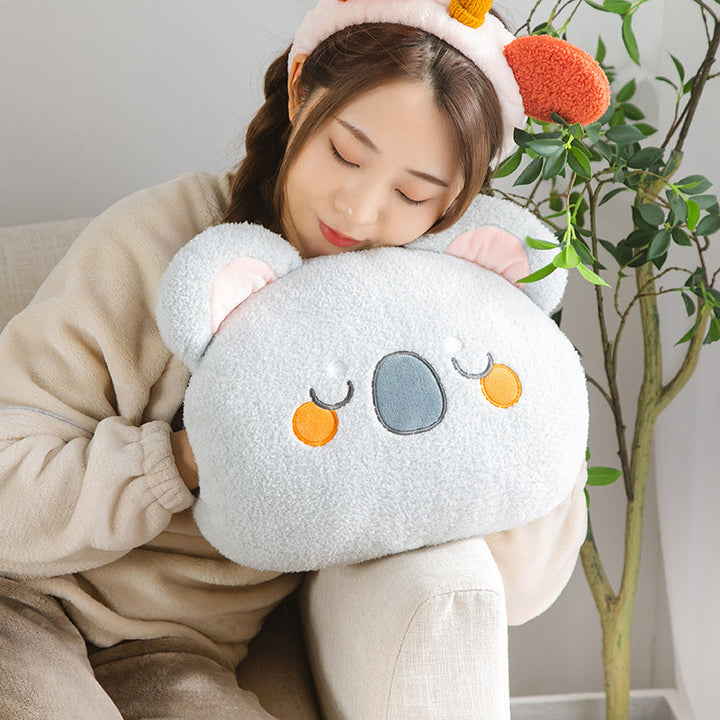 Hendrano™ Cuddly Plush Hand Warmer Pillow with Side Holes