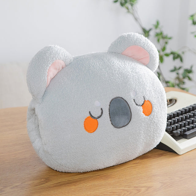 Hendrano™ Cuddly Plush Hand Warmer Pillow with Side Holes