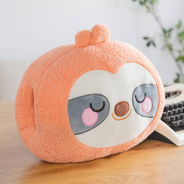 Hendrano™ Cuddly Plush Hand Warmer Pillow with Side Holes