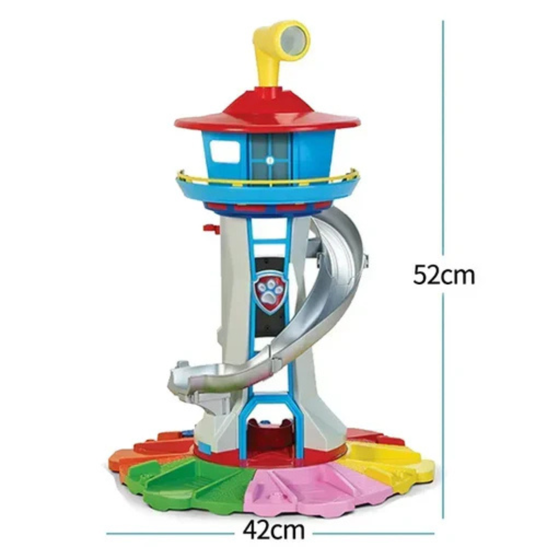 Rescue Lookout Tower Playset with Spiral Slide and Periscope