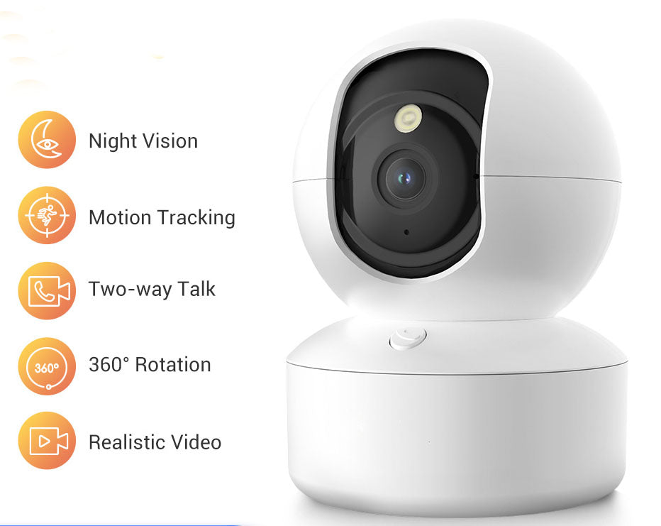 Hendrano™ 2K Indoor Security Camera with Pan-Tilt Motion Tracking