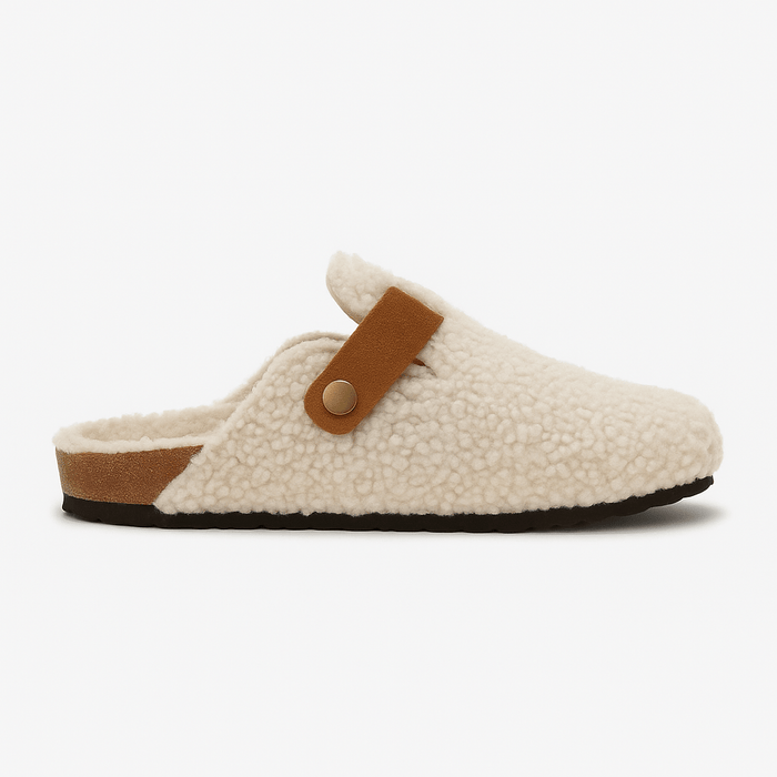 Hendrano™ Natural Sheep Wool Slippers with Non-Slip Rubber Sole
