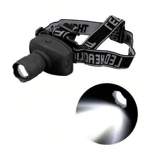 Mini Zoomable LED Headlamp with Tilting Lamp Head
