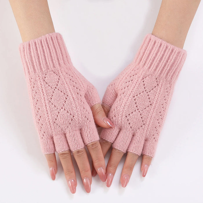 Hendrano™ Soft Knit Fingerless Gloves for Typing and Texting in the Cold