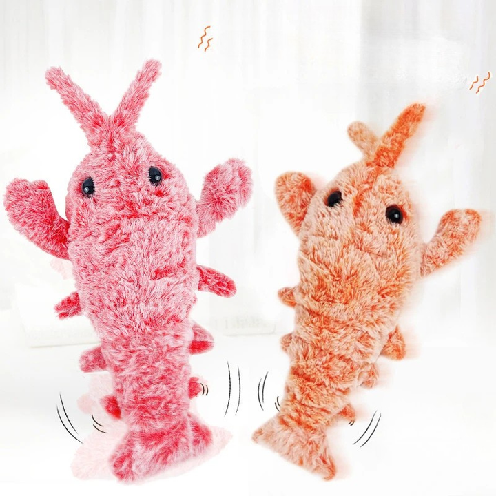 Hendrano™ Flopping Shrimp Pet Toy with Touch-Activated Motion