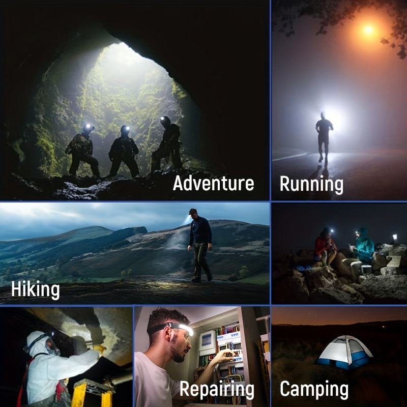 LED Headlamp X3 – Waterproof &amp; Rechargeable Head Torch for Running, Hiking &amp; Outdoor Adventures