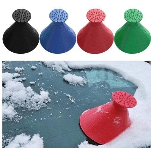 Hendrano™ Cone Ice Scraper That Doubles as a Washer Fluid Funnel