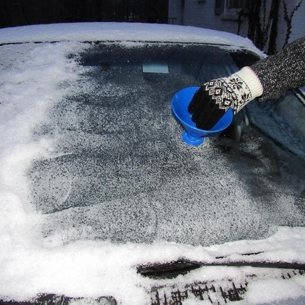 Hendrano™ Cone Ice Scraper That Doubles as a Washer Fluid Funnel