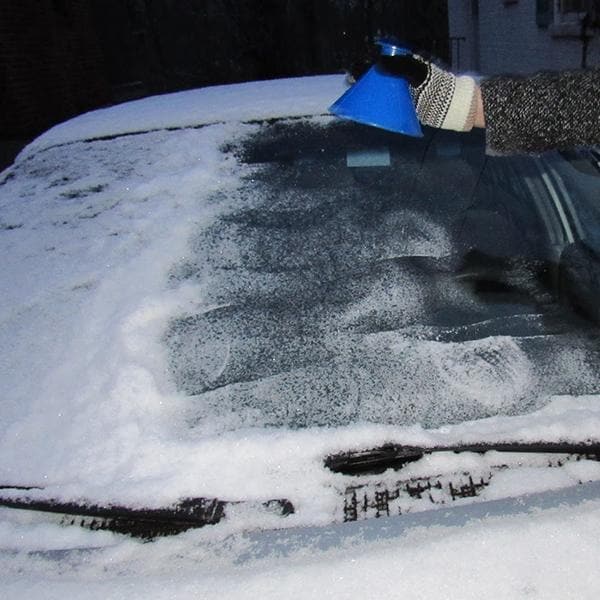 Hendrano™ Cone Ice Scraper That Doubles as a Washer Fluid Funnel