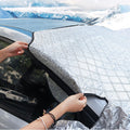 Hendrano™ Silver Magnetic Frost Shield for Windshield and Side Mirrors