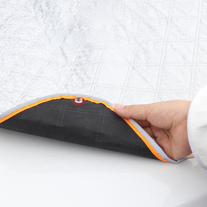 Silver Magnetic Frost Shield for Windshield and Side Mirrors