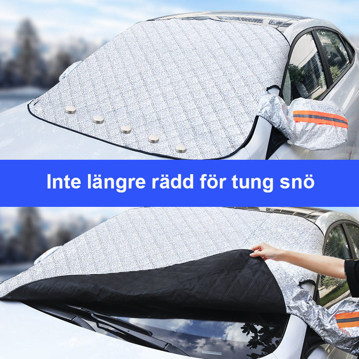 Silver Magnetic Frost Shield for Windshield and Side Mirrors