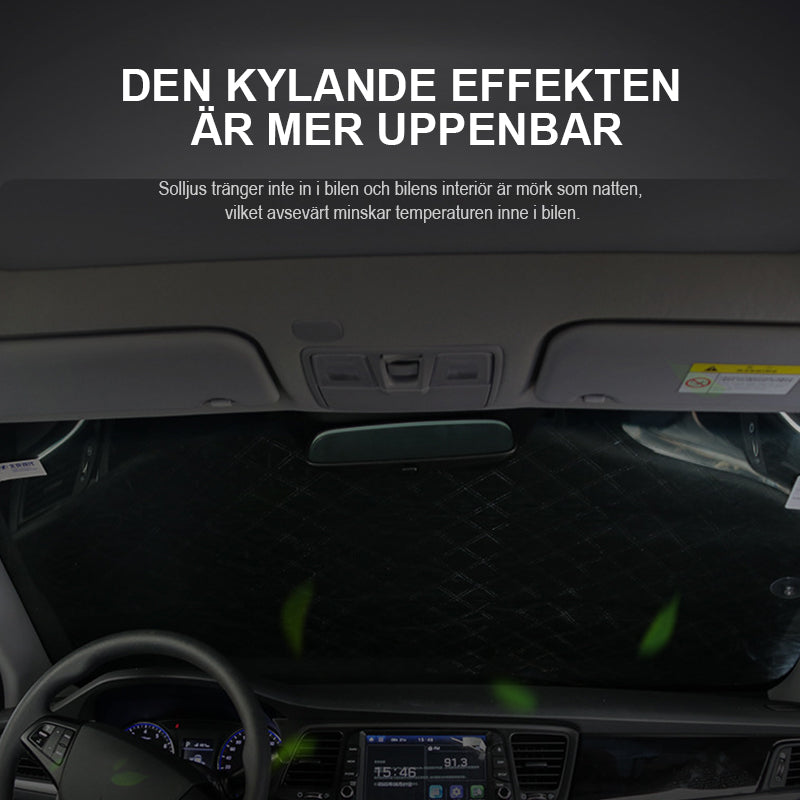 Silver Magnetic Frost Shield for Windshield and Side Mirrors