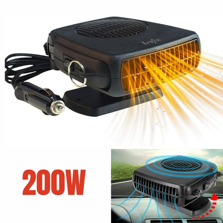 Hendrano™ 12V Ceramic Car Heater with 150W/300W and Fan Mode