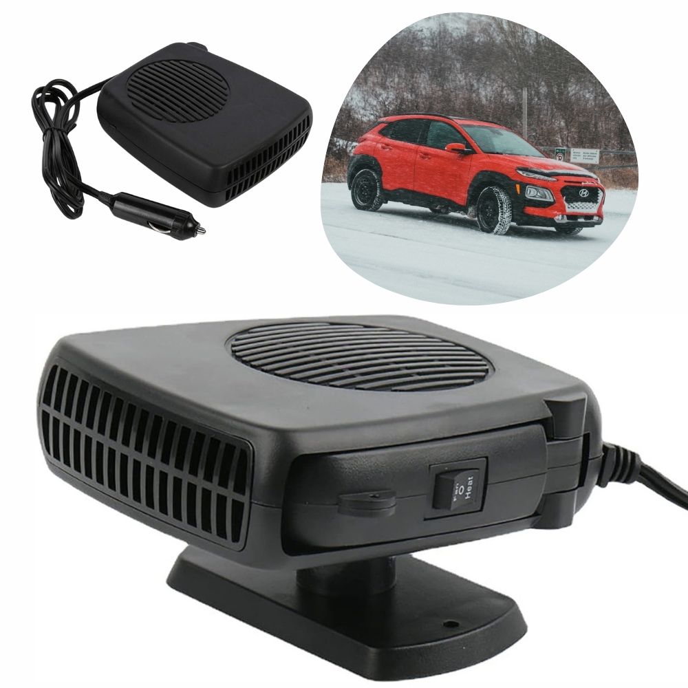 Hendrano™ 12V Ceramic Car Heater with 150W/300W and Fan Mode