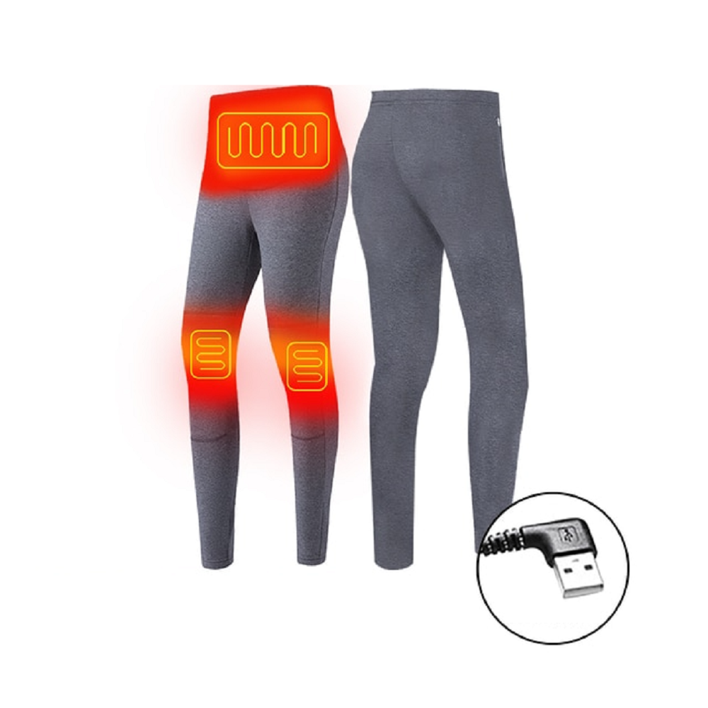 Hendrano™ USB Heated Thermal Underwear Set with Flatlock Seams
