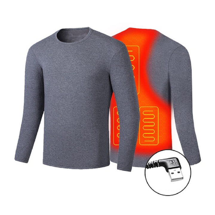 Hendrano™ USB Heated Thermal Underwear Set with Flatlock Seams