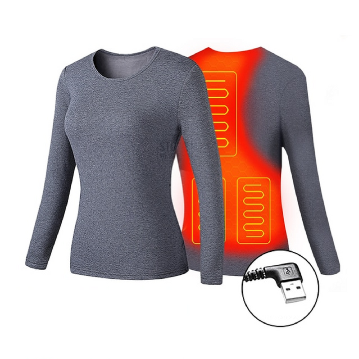 Hendrano™ USB Heated Thermal Underwear Set with Flatlock Seams