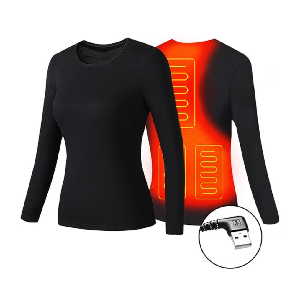 Hendrano™ USB Heated Thermal Underwear Set with Flatlock Seams