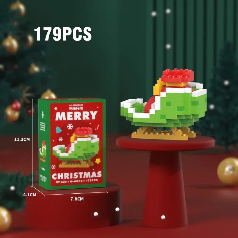 Hendrano™ Christmas Micro Building Blocks with Holiday Figures