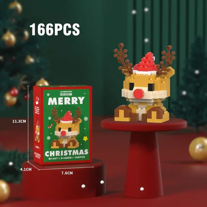 Hendrano™ Christmas Micro Building Blocks with Holiday Figures
